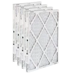 98N42 - 16" X 25" X 1" MERV 8 Pleated Filters (4 PACK)